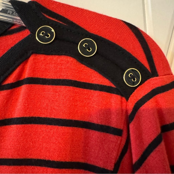 Vintage Onque Casuals Womens Size XL Striped 3/4 Sleeve Long Shirt T-Shirt - Picture 4 of 7